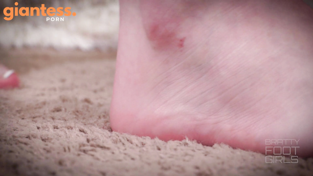 Bratty Foot Girls - Teen Twins Trampling Over the Tiny