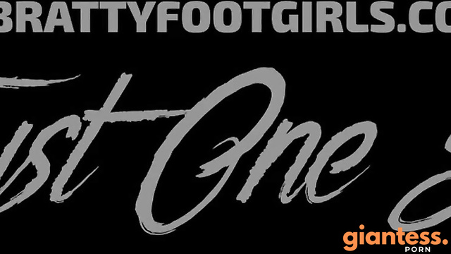 Bratty Foot Girls - Just One Sip SFX