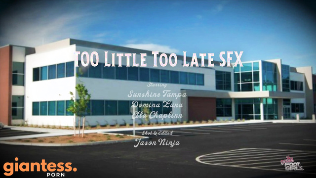 Bratty Foot Girls – Too Little To Late SFX