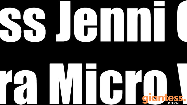 Cinematic GTS – Giantess Jenny Czech Ultra Micro VFX
