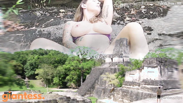 Larger Than Life – Jungle Giantess Goddess Masturbates