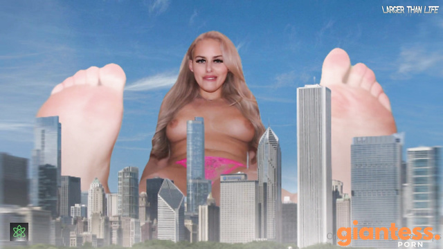 Larger Then Life - Lingerie Model Giantess Growth