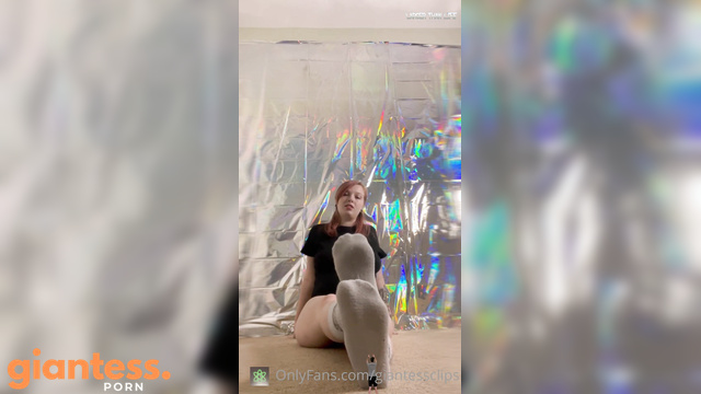 Larger Than Life – Giantess Step Sis Fart and Sock Shrink Humiliation