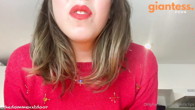 Larger Than Life – The Christmas Cookie starring Mistress Freya