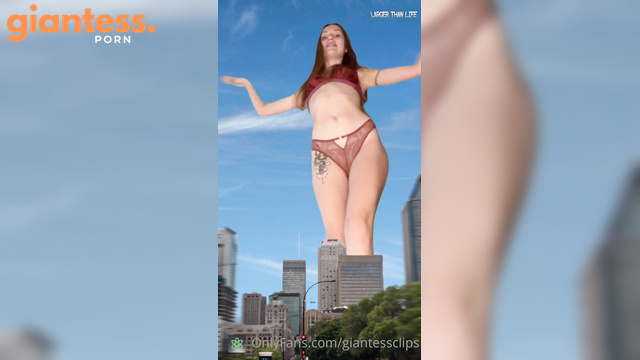 Larger Than Life – Unstoppable Giantess Growth starring Giantess Nelly