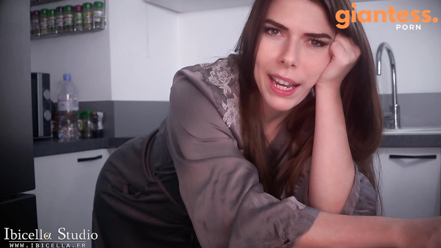 Giantess shrinks you to eat you with cheese
