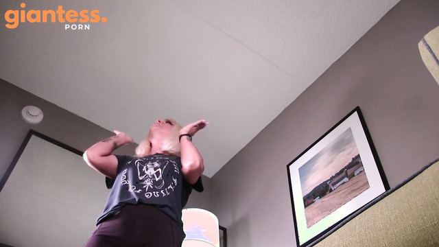 Giantess Goddess Destroys Tiny Man
