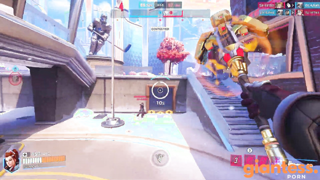 Giant Brigitte - Overwatch 2 April Fools Event Giantess 巨大娘