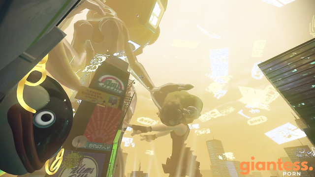 Giant Pearl and Marina - Splatoon 2 Giant Fest Mod スプラトゥーン2 巨大娘