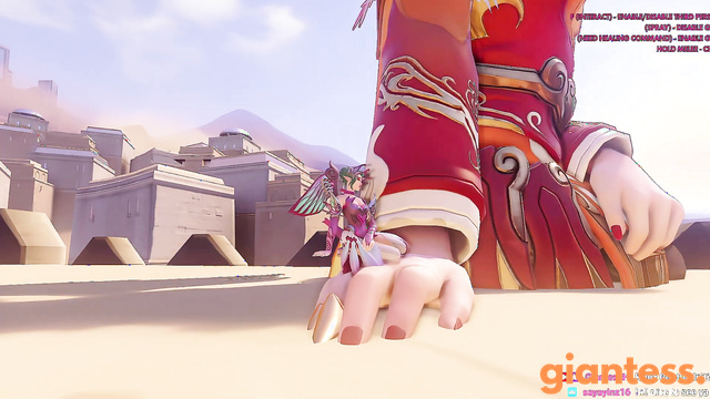 Ashe Giantess Growth - Overwatch Giantess Hug Server Highlights 巨大娘