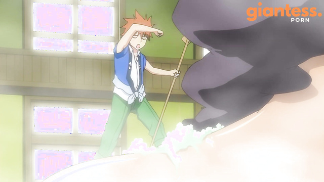 【Giantess 巨大娘 / 女巨人】To Love-Ru E21 - Giant Women Bath Scene (HD Remaster) To LOVEる