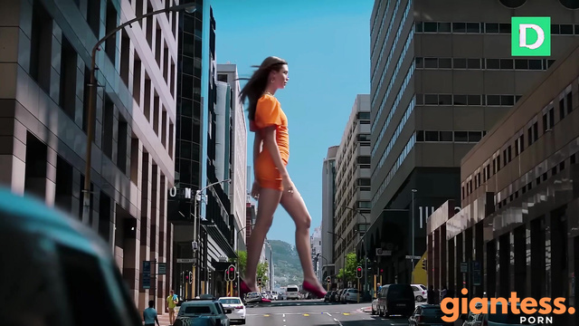 【Giantess 巨大娘 / 女巨人】Dein Look: Unglaublich! (4K Remaster)