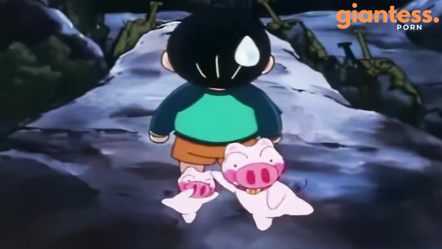 【Giantess Growth 巨大娘 / 女巨人】Hare Tokidoki Buta / Tokyo Pig - GTS Clips (Remastered to HD) はれときどきぶた