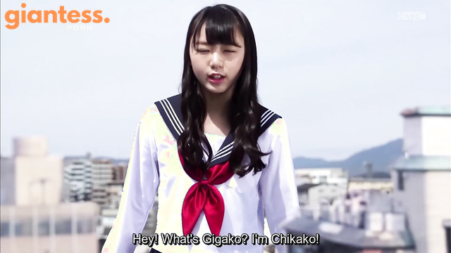 【Giantess 巨大娘 / 女巨人】Gigako NMB48 Clips - Episode 1 TV Series (4K Remaster) 第1話 ギガコ