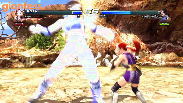 【Giantess Growth 巨大娘 / 女巨人】Tekken Tag Tournament 2 (Wii U Edition) - Mushroom Mode [4K]