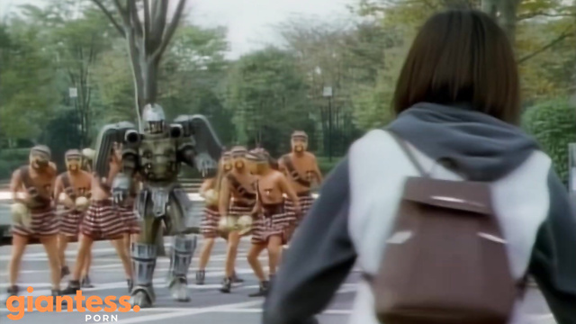 Giantess Saya Scenes - Seijuu Sentai Gingaman / Giantess Growth (Remastered) 星獣戦隊ギンガマン 巨大娘
