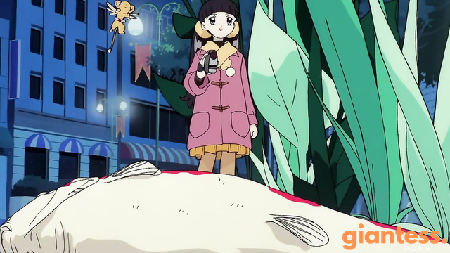 Cardcaptor Sakura - Giantess Scenes [4K Remaster] カードキャプターさくら 巨大娘
