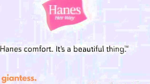 Hanes Billboard Giantess Commercial 巨大娘