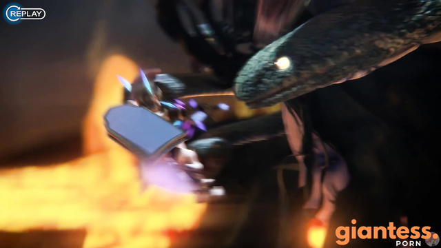 Giantess Medusa - Kid Icarus: Uprising Commercial 巨大娘