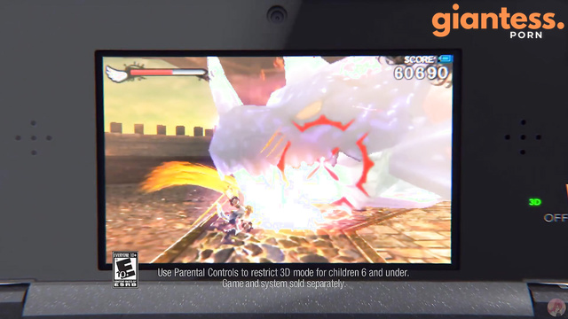 Giantess Medusa - Kid Icarus: Uprising Commercial 巨大娘