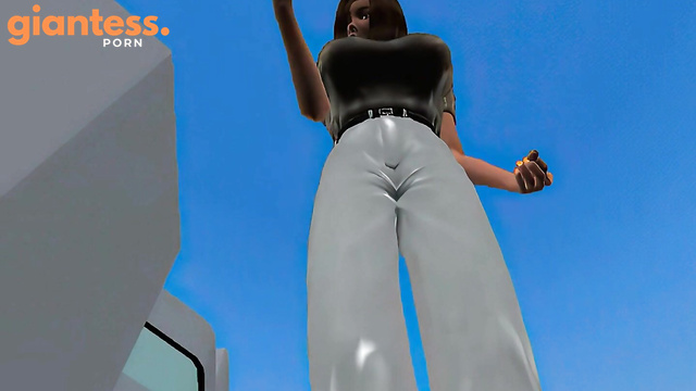 Giantess Growth 巨大娘 - Cassie City Stroll by Voluminous (2004)