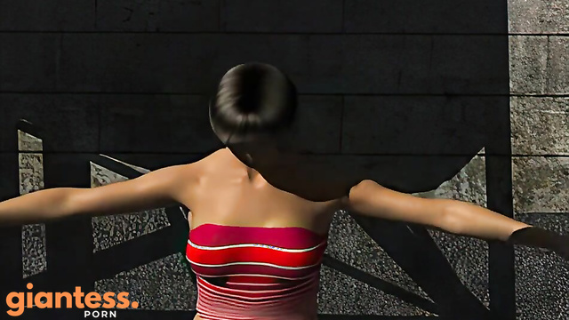 Giantess Growth 巨大娘 - Practice at the Industrial Plant by Blunxy