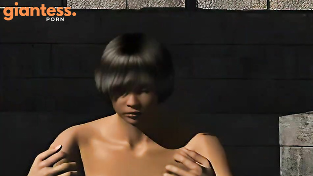 Giantess Growth 巨大娘 - Practice at the Industrial Plant by Blunxy