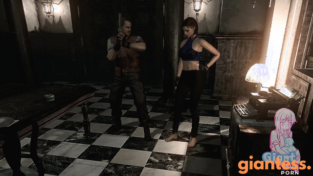 Jill Valentine Giantess Growth [巨大娘] / Resident Evil Biohazard HD Remaster / Slow Growth