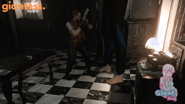 Jill Valentine Giantess Growth [巨大娘] / Resident Evil Biohazard HD Remaster / Slow Growth