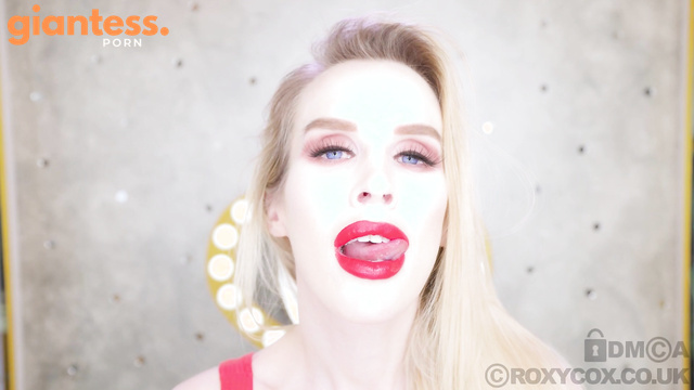 Roxy Cox - Vore Giantess POV Swallows and Eats You