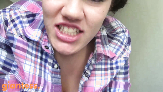 Giantess Lucy Mouth Attack