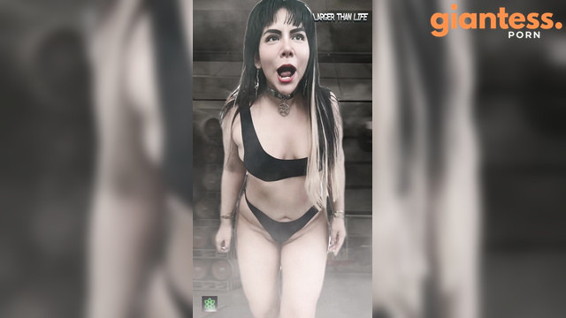 Larger Than Life - Evil Giantess Grows Huge