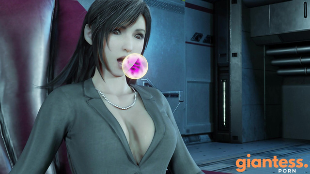 BG3D - Tifa Lockhart  FF VII Remake Giantess Growth