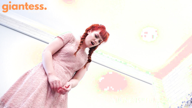 Tinyfetishfun - Red Haired Giantess Talks to Little People