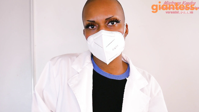 Mistress Kaedra – Ebony Doctor For Shrunken Patient Teaser