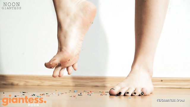 Giantess Noon - Dominated Beneath Her Bare Soles: The Micro Crowd’s Fate