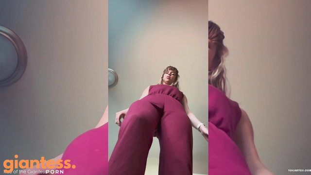 Rise Of The Giantess - Your Perspective: Tall Goddess Tasha Smashes Down