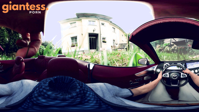 Giantess Loryelle - Goddess Catches Mayor of a Doomed City While Driving a Car