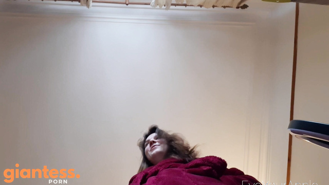 POV Humiliation: Tiny Man Bullied by an Angry Giantess In a Ruby Coat