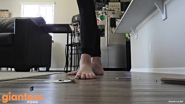 Princess Giantess With Huge Soles Wants Tiny Shrunken Men to Be Trampled