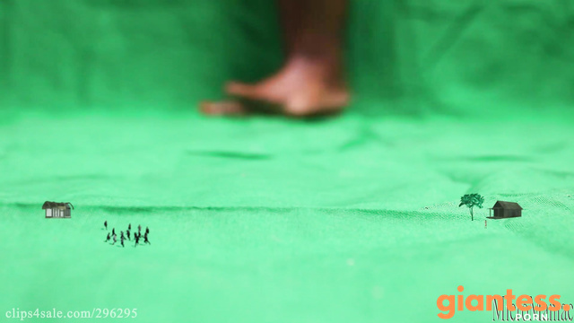 MicroMania - Micro Citizens Was Squished Hard Under Ebony Bare Feet