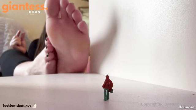 Neko Nymphe - Dollhouse Giantess: Your Tiny Life Under Her Bare Feet
