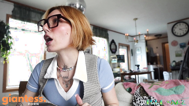 Giantess Boss Elle Marz Shrinks You And Displays Her Body Parts