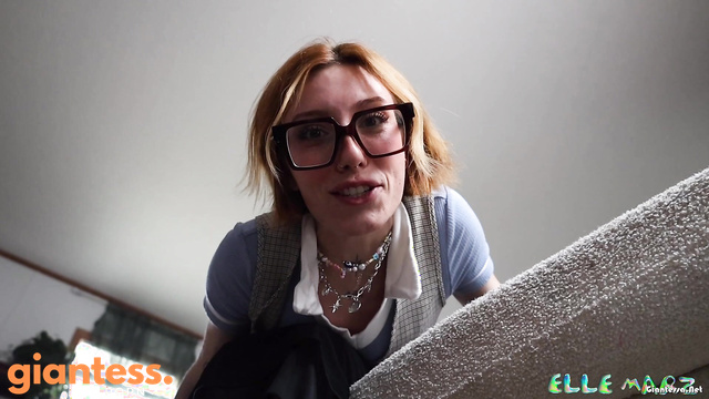 Elle Marz - Crushing Ambitions: The Young Giantess Boss Wants You Small