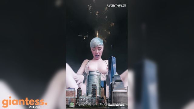 Larger Than Life - Celebrating Of The Year With Giantess Alice In a Bikini