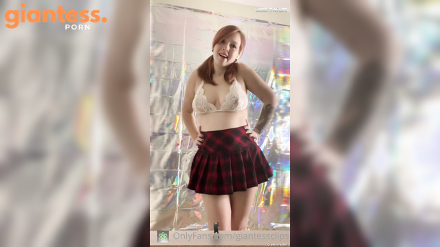Larger Than Life - Naughty Giant Schoolgirl Shrinks Her College Sexy Professor