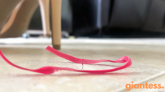 WorldUnseenFilms - Tiny Man at Her Feet: Casual Walking in High Heels