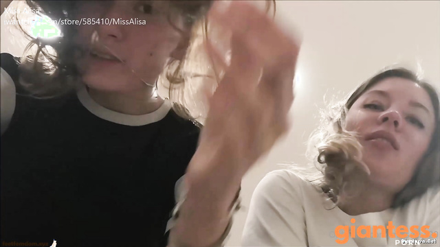 Miss Alisa - Giantess Duo Collaborates To Crush Tiny You With Nina Yo