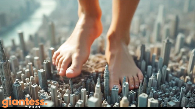 Forager's Giantess - Urban Ruin: Colossal Goddess Destroys The City With Her Thighs