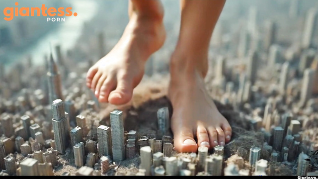 Forager's Giantess - Urban Ruin: Colossal Goddess Destroys The City With Her Thighs